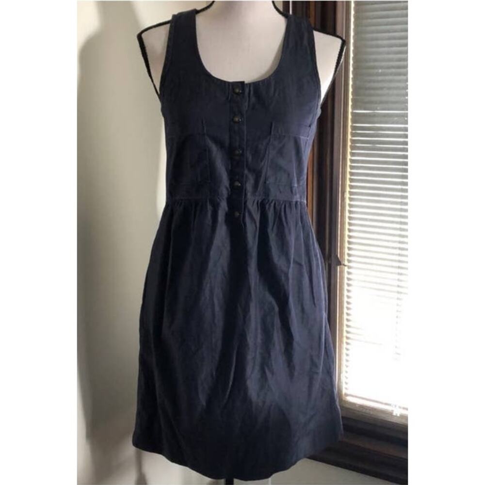 J. Crew | Blue Chambray Sleeveless Sheath Size 0